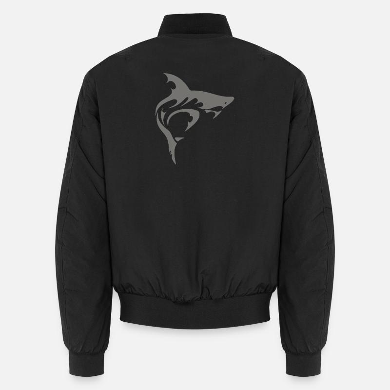 Requin - Bomber unisexe - noir