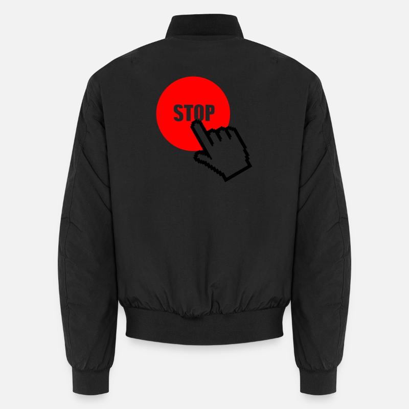 Stop Unisex Bomber Jacket