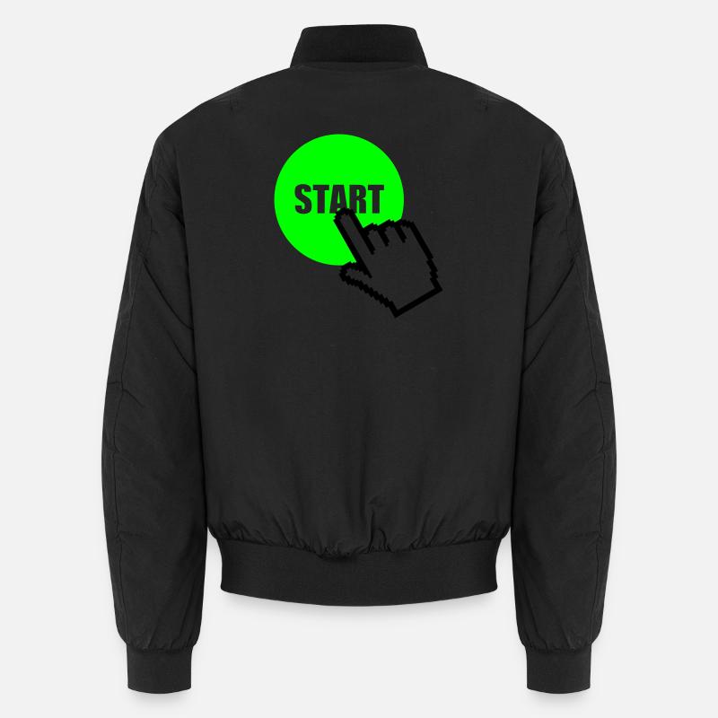 Start - Unisex Bomber Jacket - black
