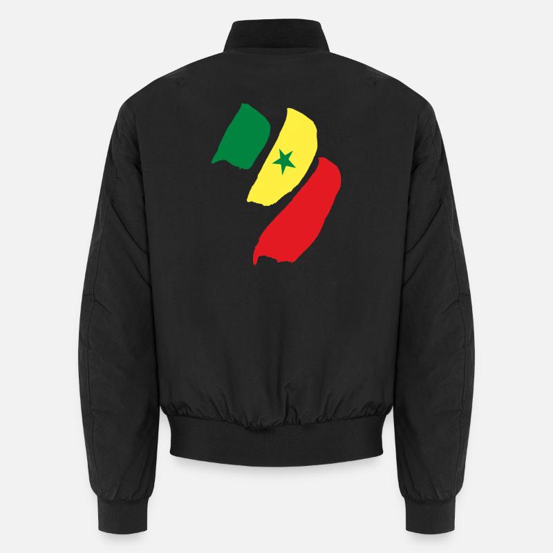 Senegal flag Unisex Bomber Jacket
