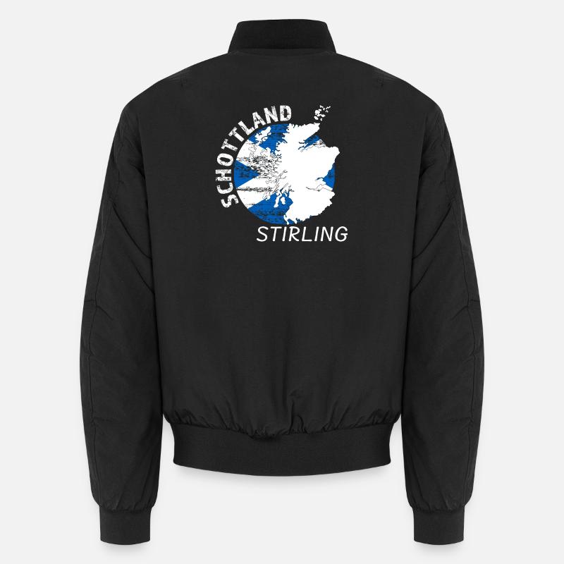 Stirling - Unisex Bomberjacke - Schwarz