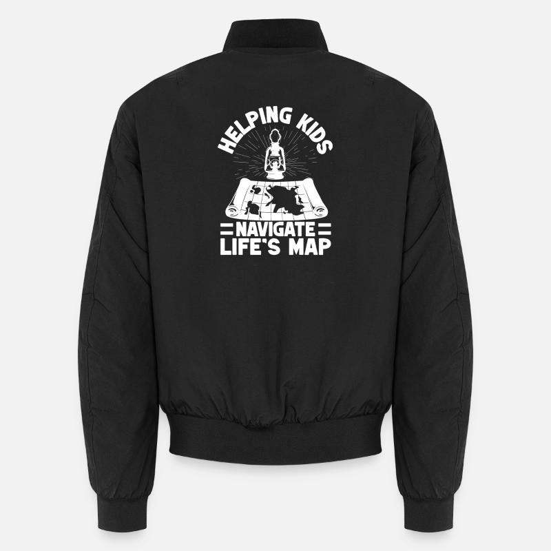 boys scout Scouting Helping Kids Navigate Scout Unisex Bomberjacke