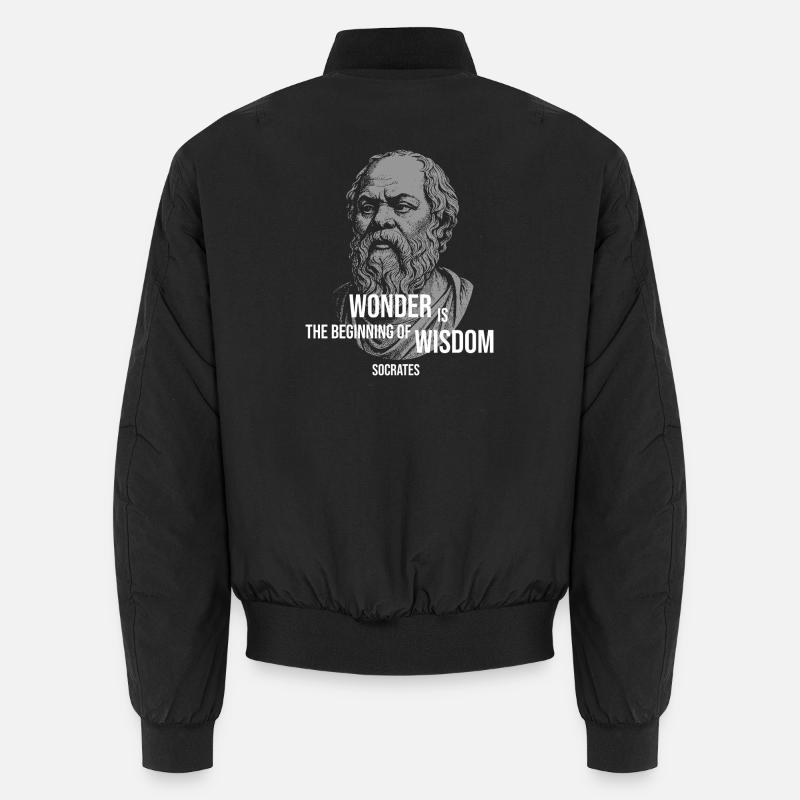 Citation de Socrate Wonder Tee Bomber unisexe
