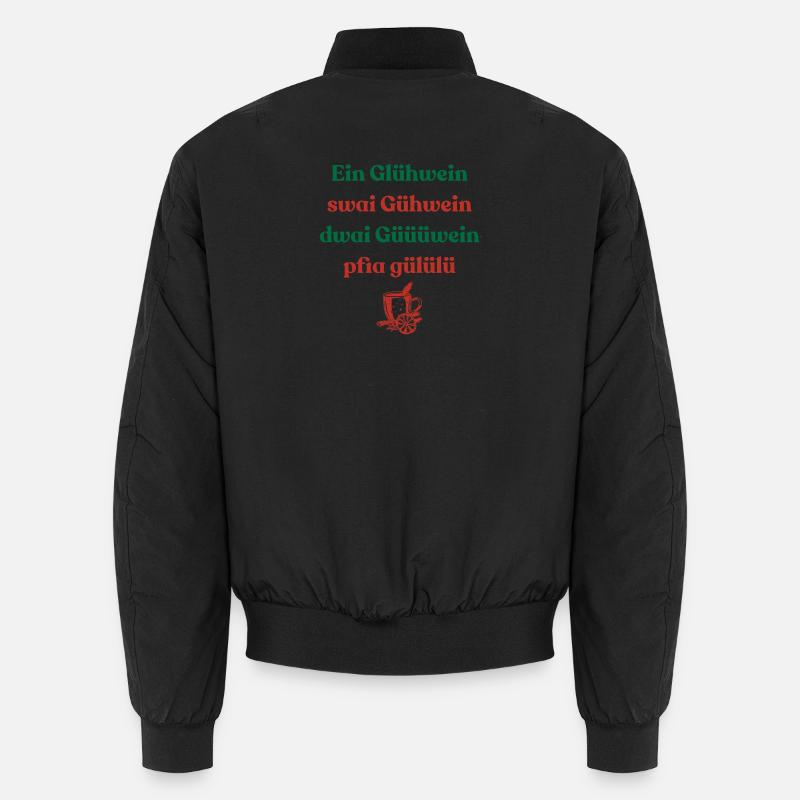 Vin chaud marché de Noël drôle de Noël Bomber unisexe