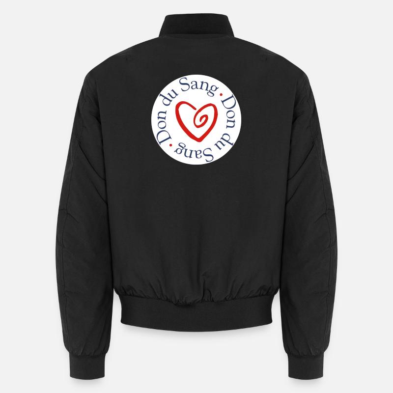 Don du Sang Coeur Solidaire Bomber unisexe