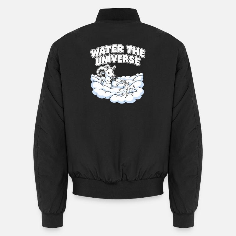 Water the universe - Unisex Bomber Jacket - black