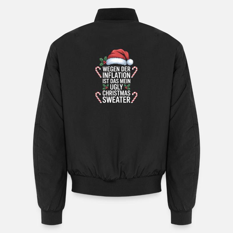 Pull de Noël moche et moche de l’inflation Bomber unisexe