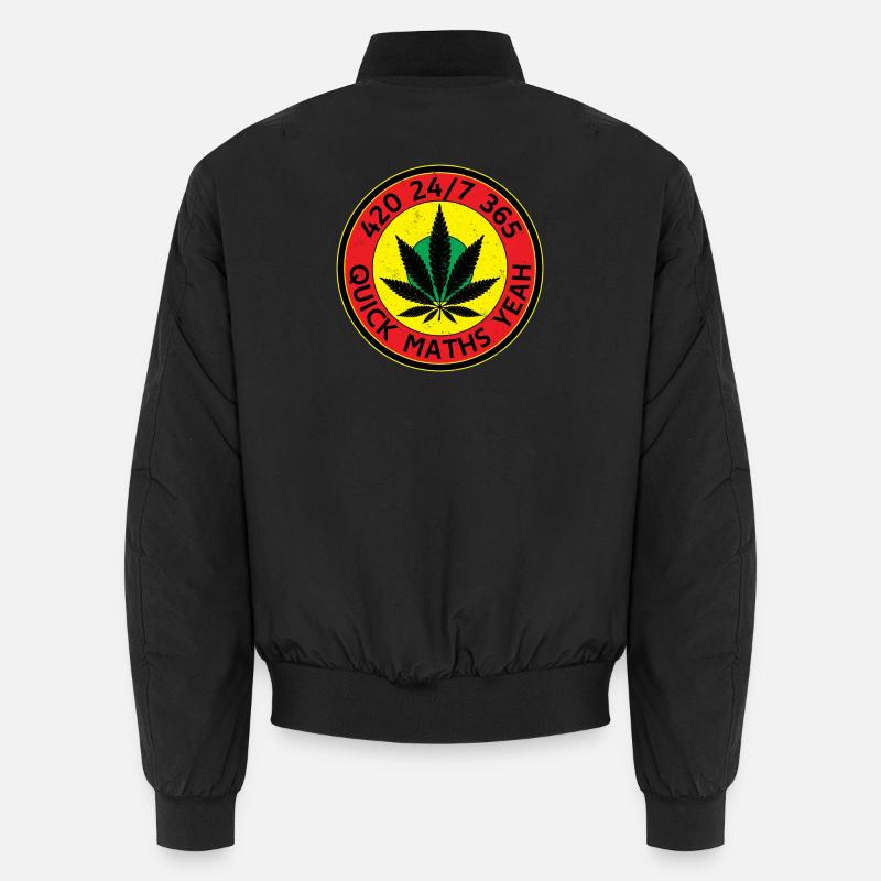 420 24/7 365 Quick Maths Yeah Bomber unisexe