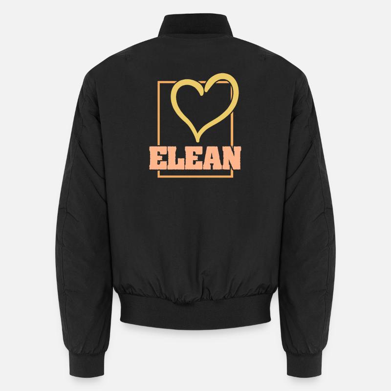 Herz Elea - Unisex Bomberjacke - Schwarz