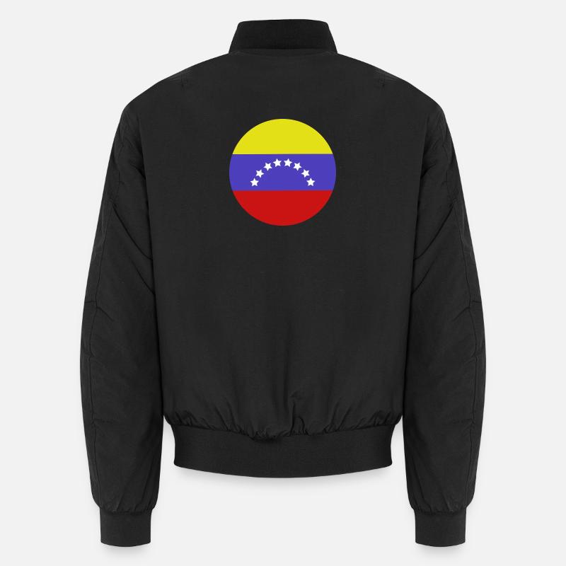 Venezuela-Rundflagge Unisex Bomberjacke