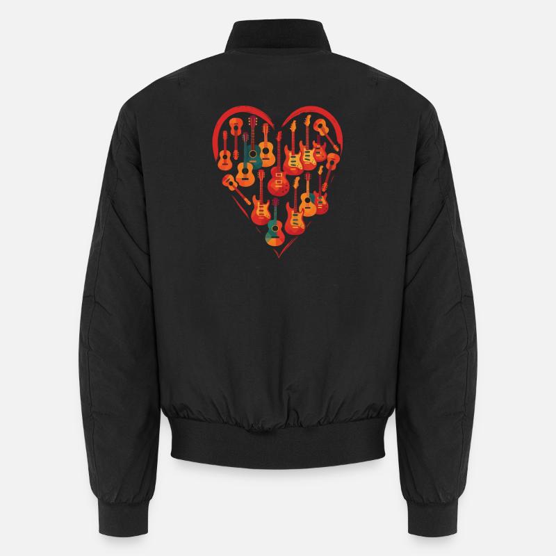 Gitarre Unisex Bomberjacke
