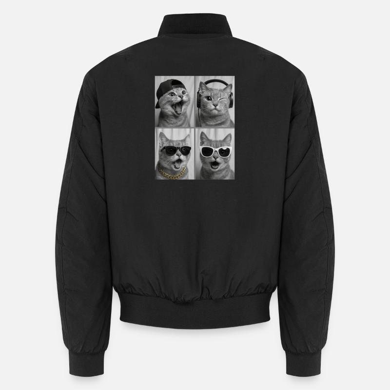 Katze Unisex Bomberjacke