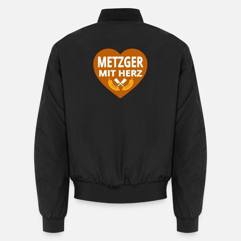 Metzger - Unisex Bomberjacke - Schwarz