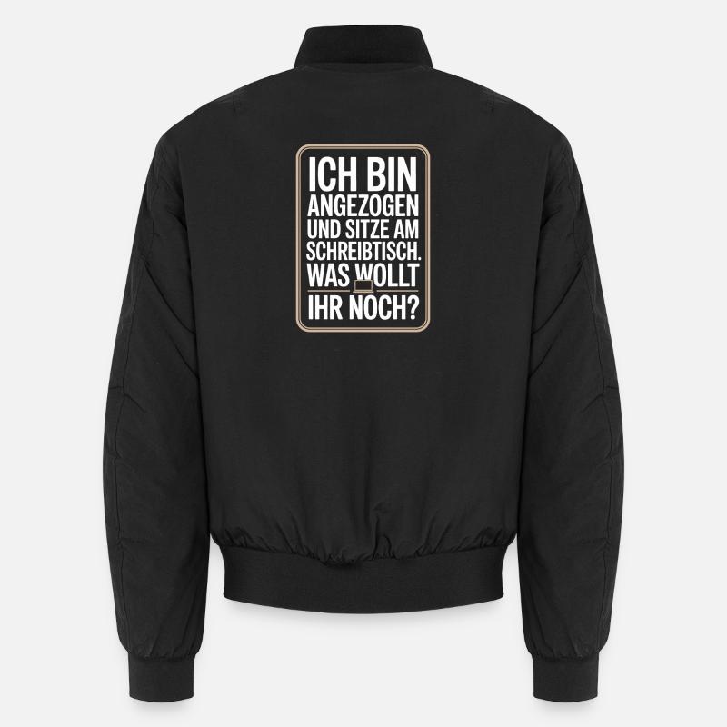 I'm Dressed At Desk Home Office Office Unisex Bomber Jacket