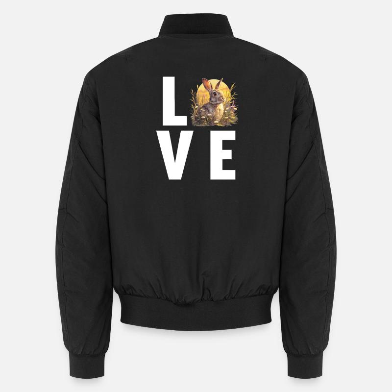 Hasen Hase Unisex Bomberjacke