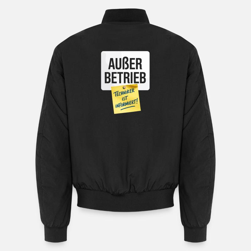 Out of order technician informs sloth office Unisex Bomber Jacket