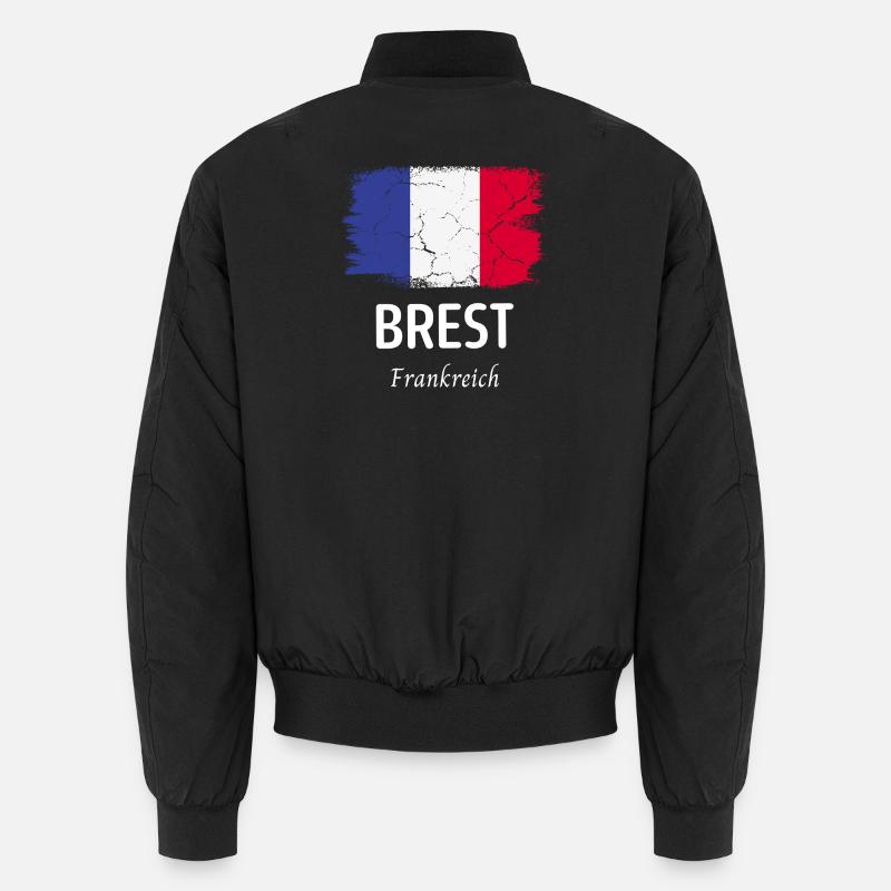 Brest - Unisex Bomberjacke - Schwarz