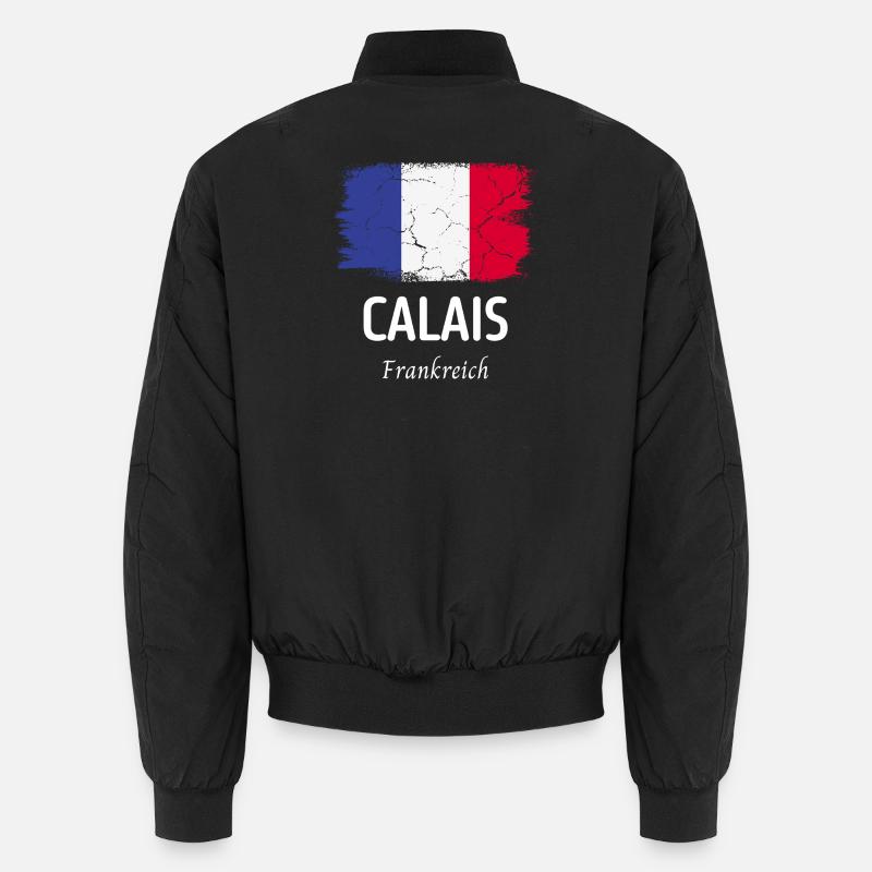 Calais - Unisex Bomberjacke - Schwarz
