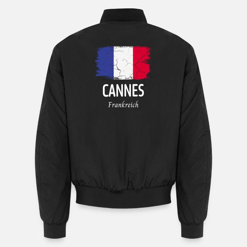 Cannes - Unisex Bomberjacke - Schwarz
