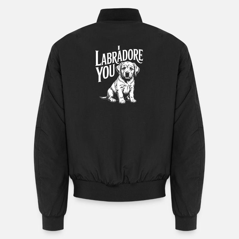 Ich Labrador Sie Unisex Bomberjacke