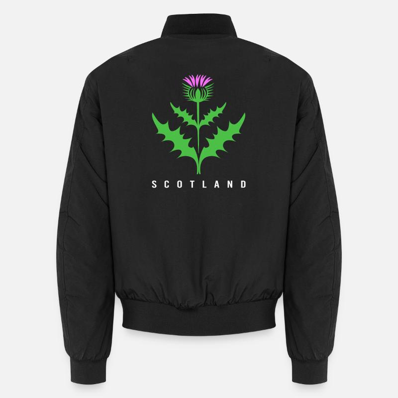 Schottland Schotten Schottisch Schotte - Unisex Bomberjacke - Schwarz