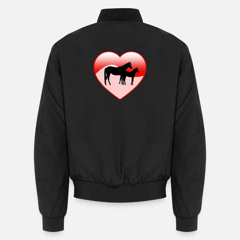 Pferde Unisex Bomberjacke