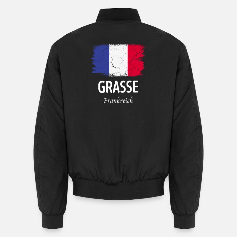 Grasse - Unisex Bomber Jacket - black
