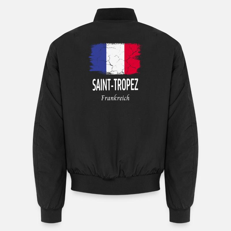Saint-Tropez - Bomber unisexe - noir