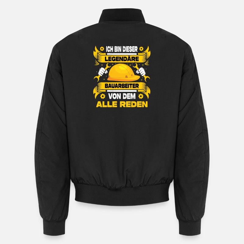Construction Manager Gifts Construction Workers Road Construction Unisex Bomber Jacket