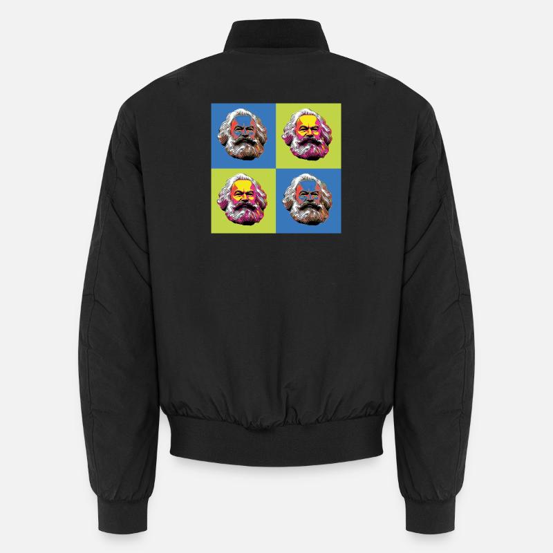 Karl Marx & Communism & Communist Unisex Bomber Jacket