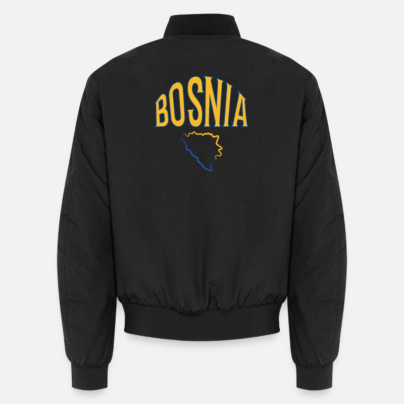 Bosnie - Bomber unisexe - noir