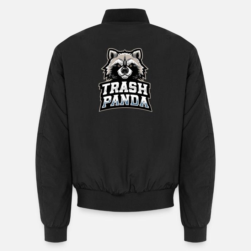 Emblème du Panda Trash Panda - Bomber unisexe - noir