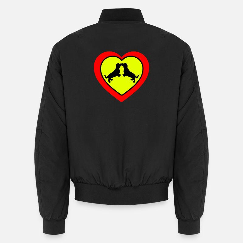 Teckel - Bomber unisexe - noir