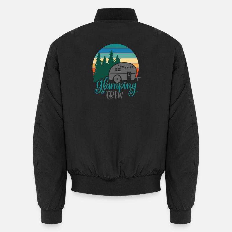 Camping Glamping Vacances Camping-car Bomber unisexe