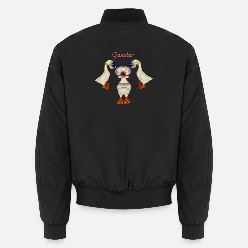 Ganster Goose Arrested Unisex Bomber Jacket