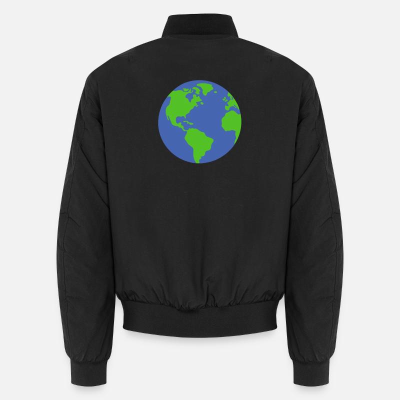 Planet Erde Unisex Bomberjacke