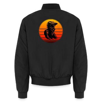 Déclaration pour tous les motocross - Bomber unisexe - noir - Dos - AI Model Male 185 light (185cm)