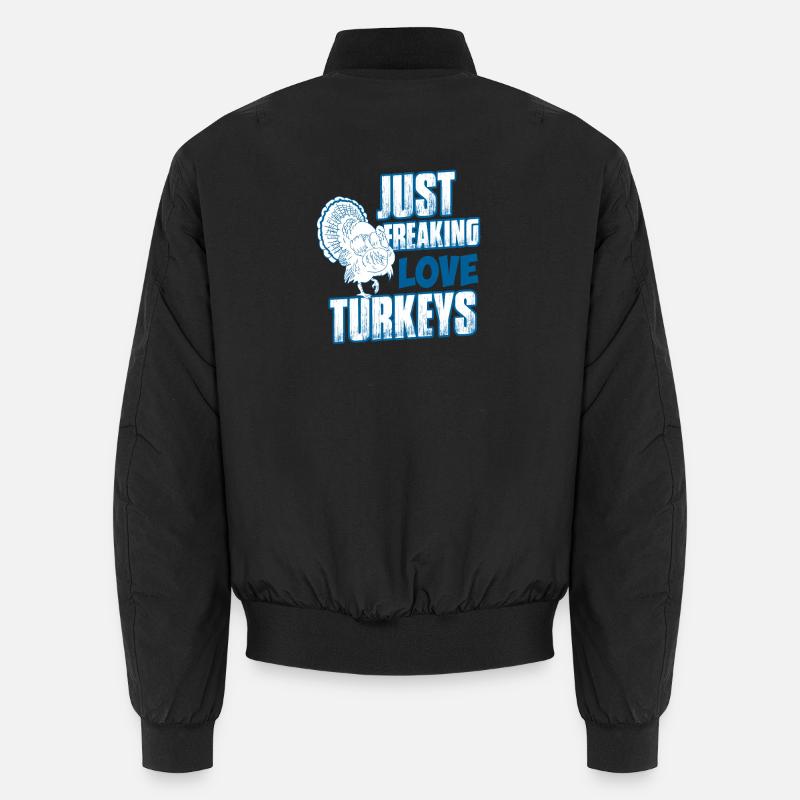 J’adore les dindes - pour les amis dindons Bomber unisexe