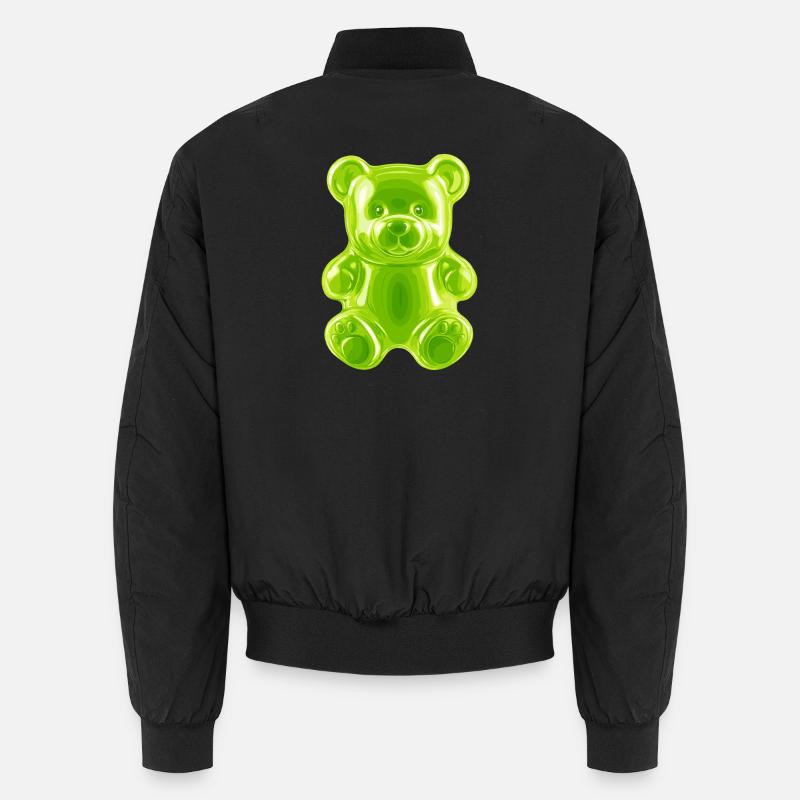 Ours en caoutchouc vert Bomber unisexe