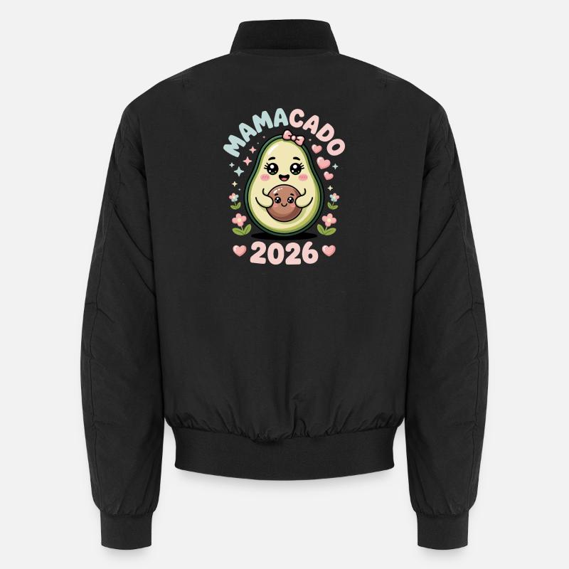 Maman 2026 Bébé enceinte Bomber unisexe