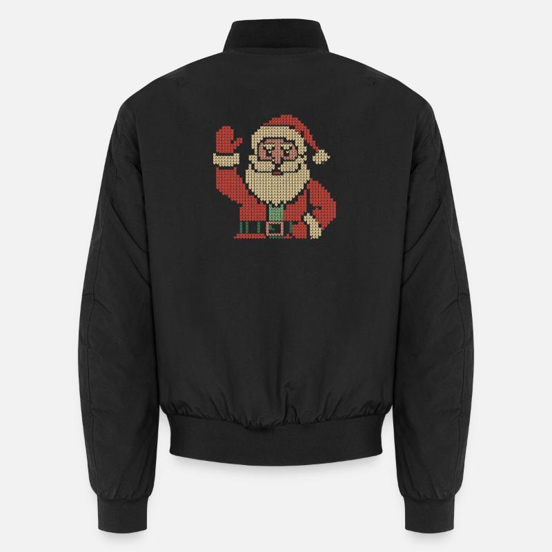 Style Pull de Noël moche du Père Noël Bomber unisexe