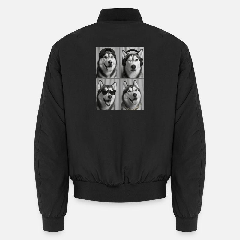 Rauque - Bomber unisexe - noir