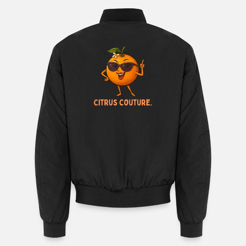 Sonnenorange Couture Unisex Bomberjacke