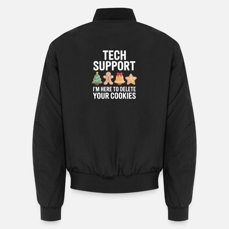 Tech Support Cookie Deletion Unisex Bomber Jacket
