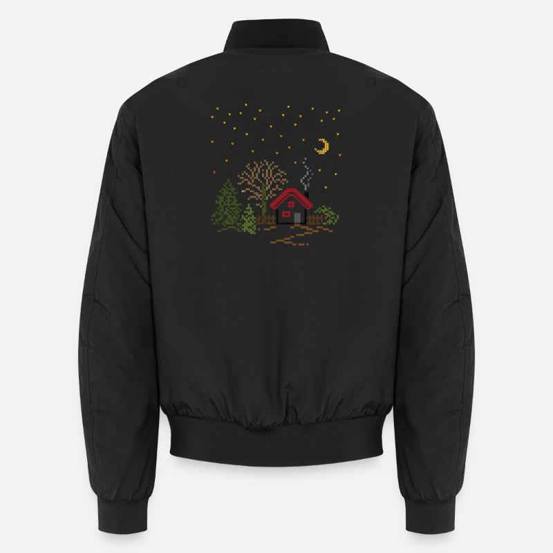Haus mit Garten Unisex Bomberjacke