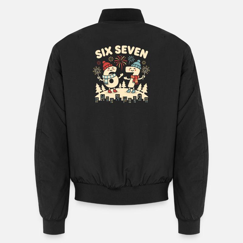 67 Six Seven Basket Meme Gen Alpha Drôle Bomber unisexe