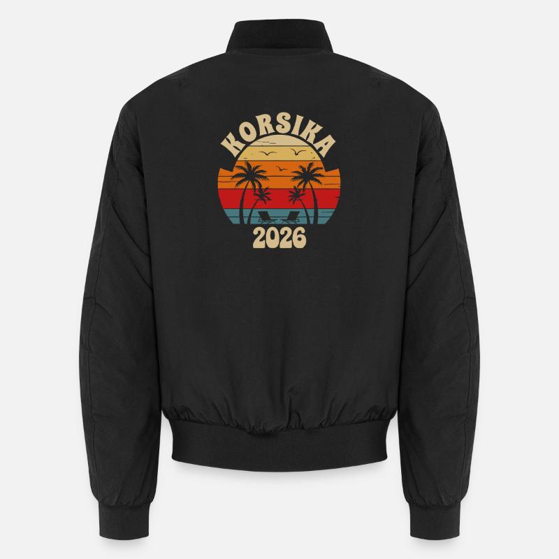 Corsica Retro Sunset 2026 Bomber unisexe