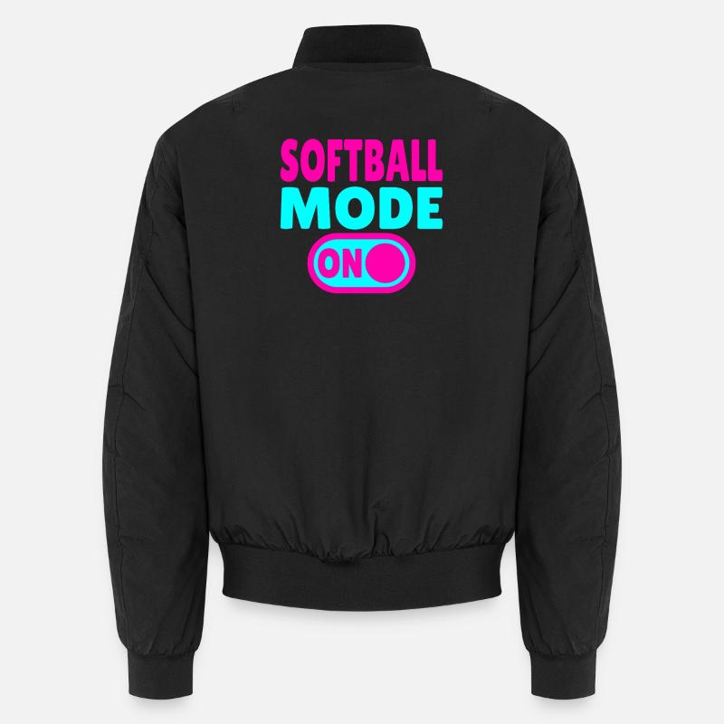 Mode softball activé - Bomber unisexe - noir