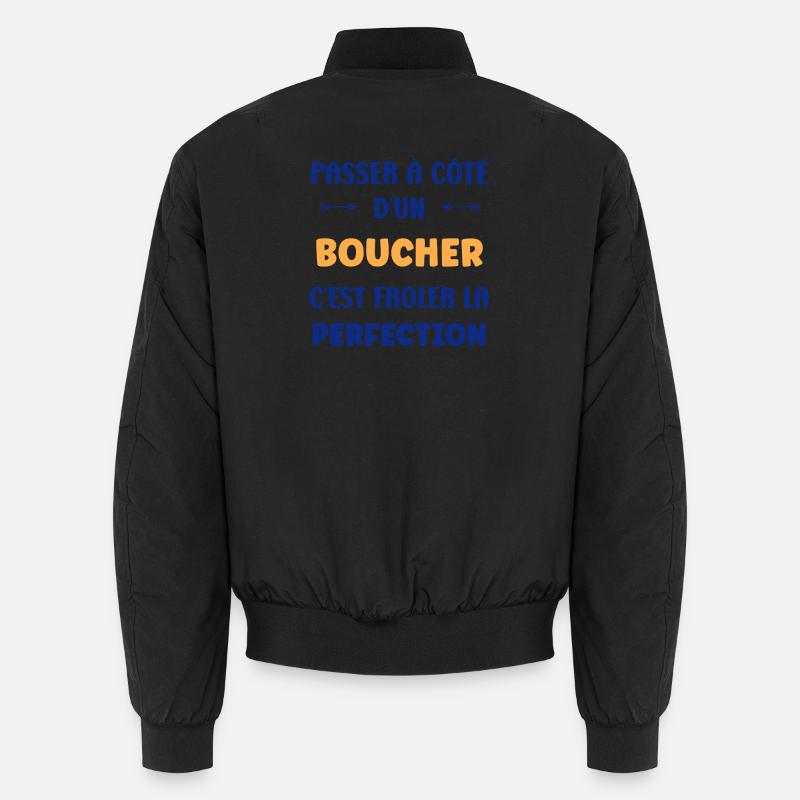 An einem Metzger vorbeigehen Unisex Bomberjacke