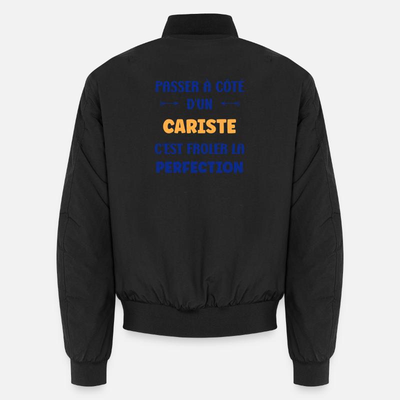 Perfekter Gabelstaplerfahrer in Aktion Unisex Bomberjacke